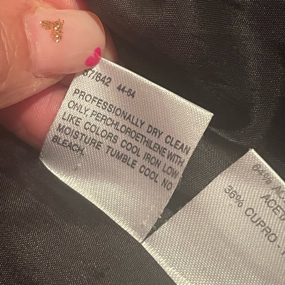 Max & Co Off Blk Fitted Women’s Blazer Imported from Italy fits like SZ 8 - Picture 10 of 12